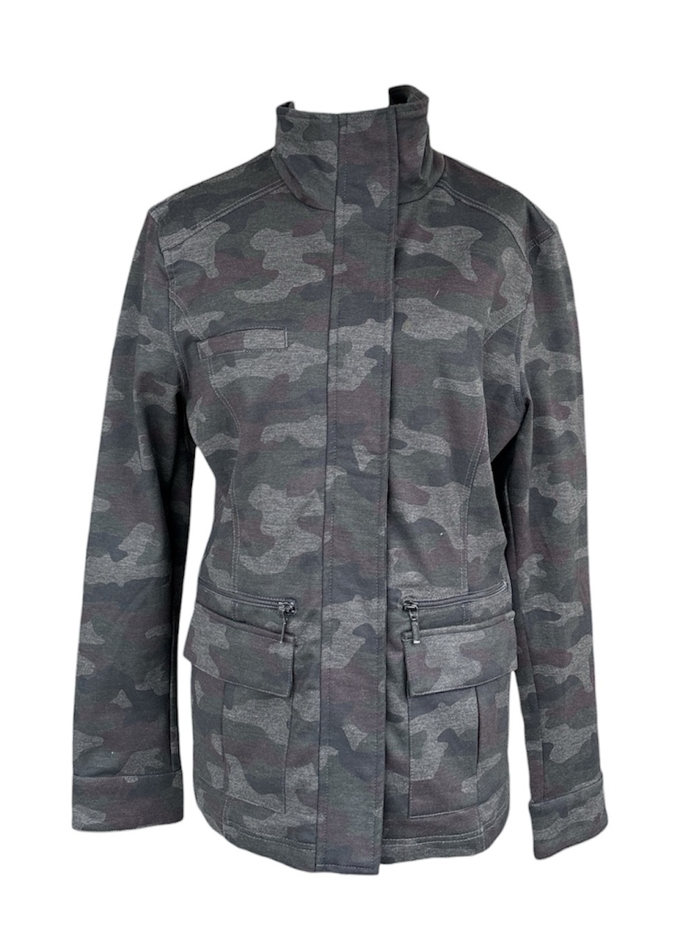 Anatomies Perfect Camouflage Pointe Jacket Olive Green M